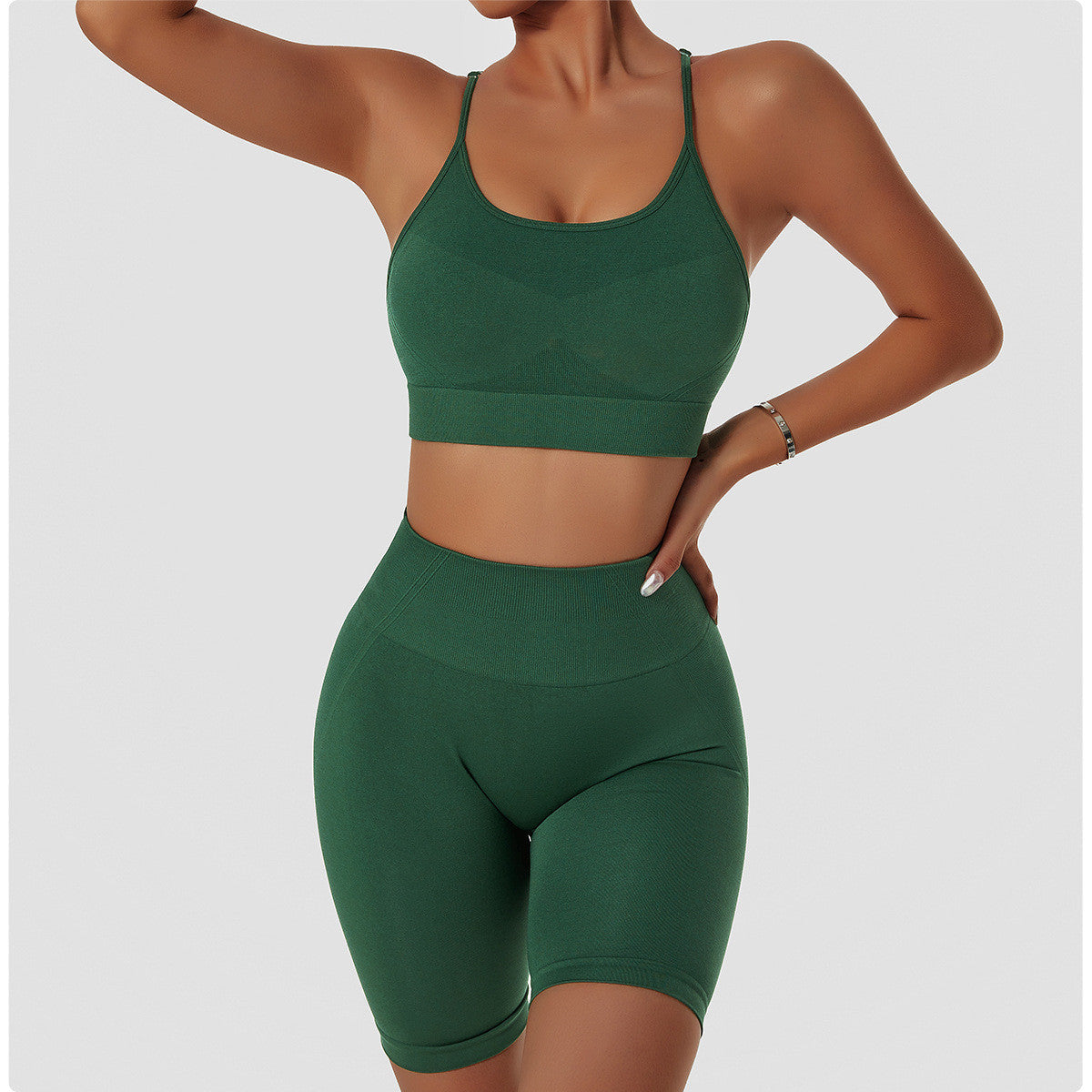 Seamless Racerback Sports Bra