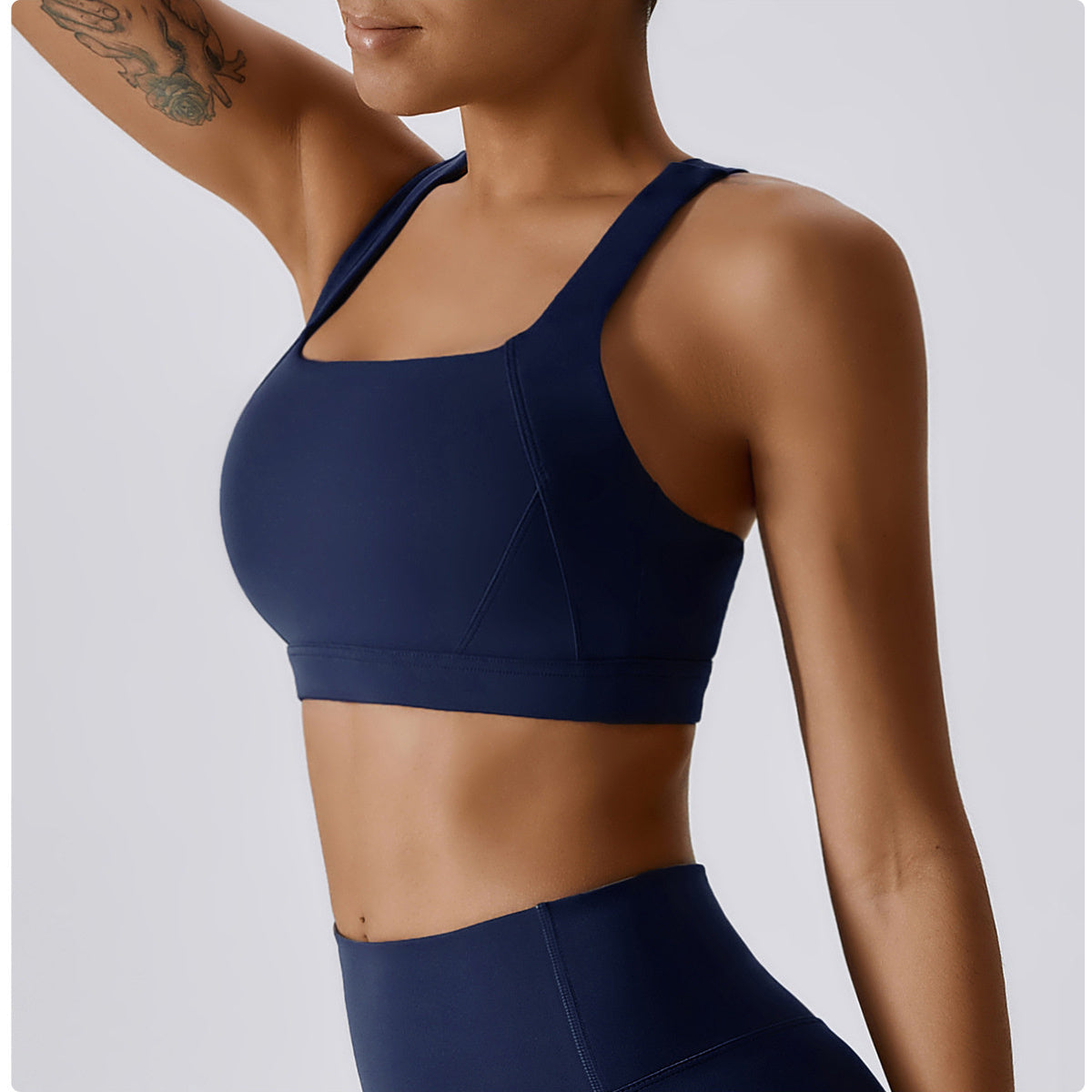 Backless Crisscross Sports Bra