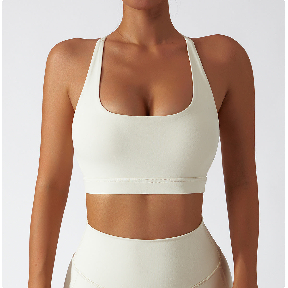 U Neck Racerback Sports Bra