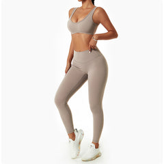 U Neck Backless Yoga Bra