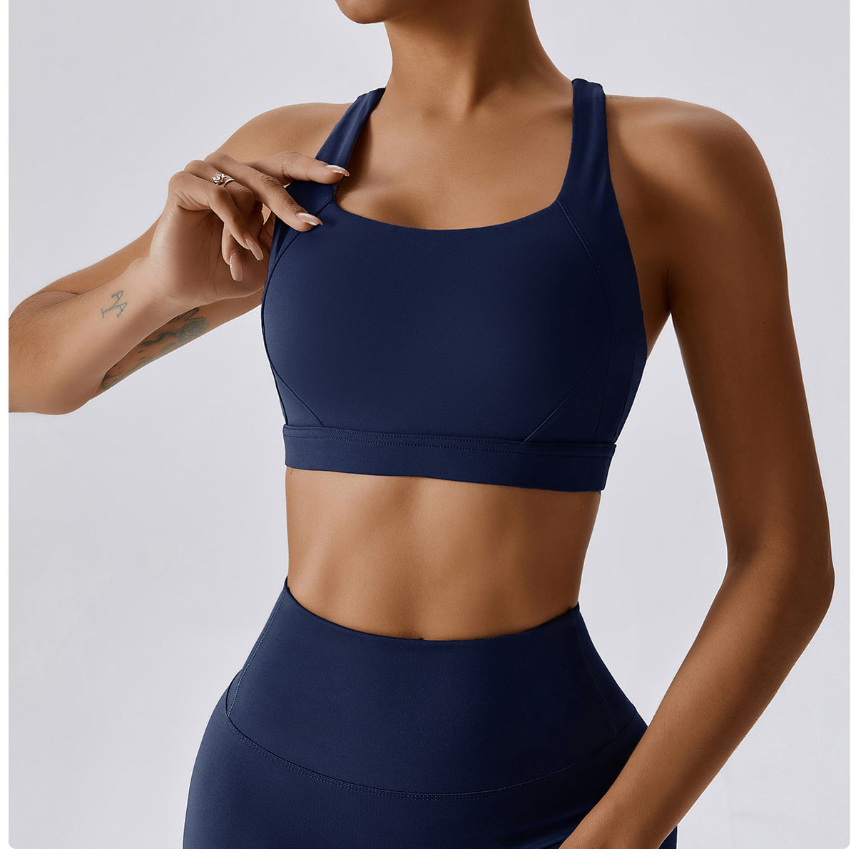 Backless Crisscross Sports Bra