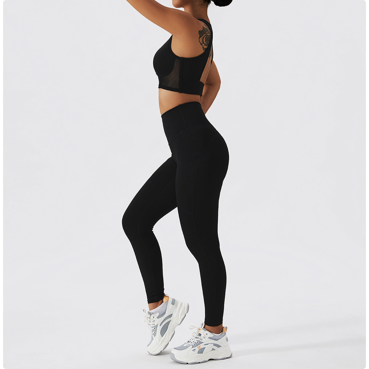 Sweetheart Neck Corset Backless Sports Bra