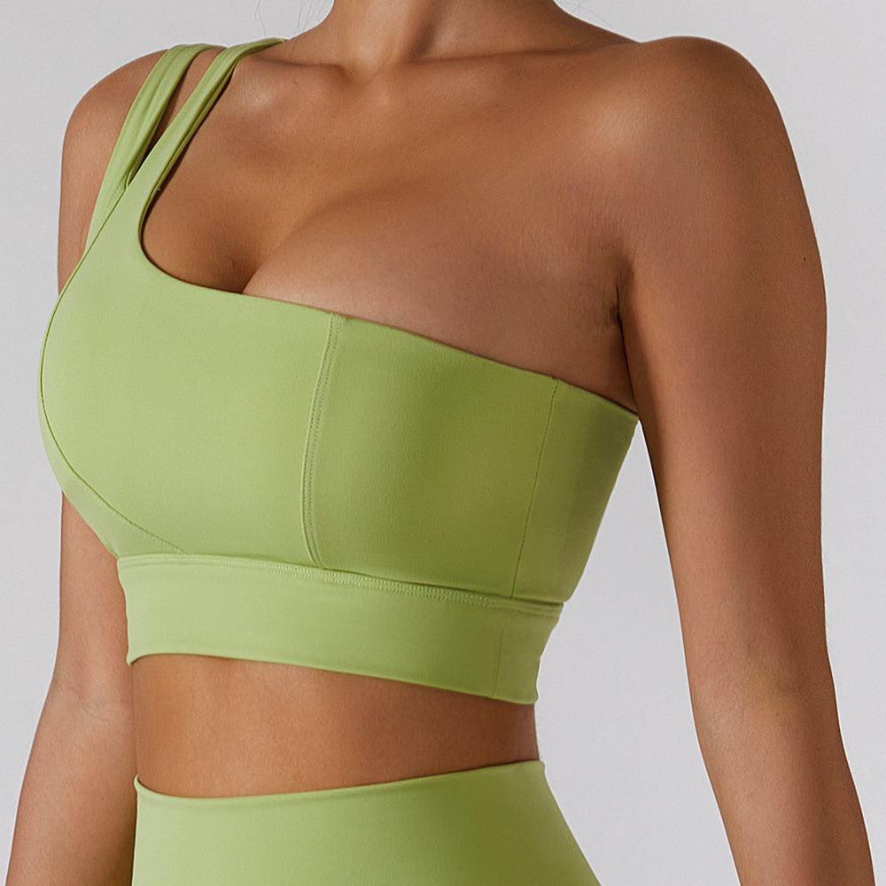 One Shoulder Sports Bra