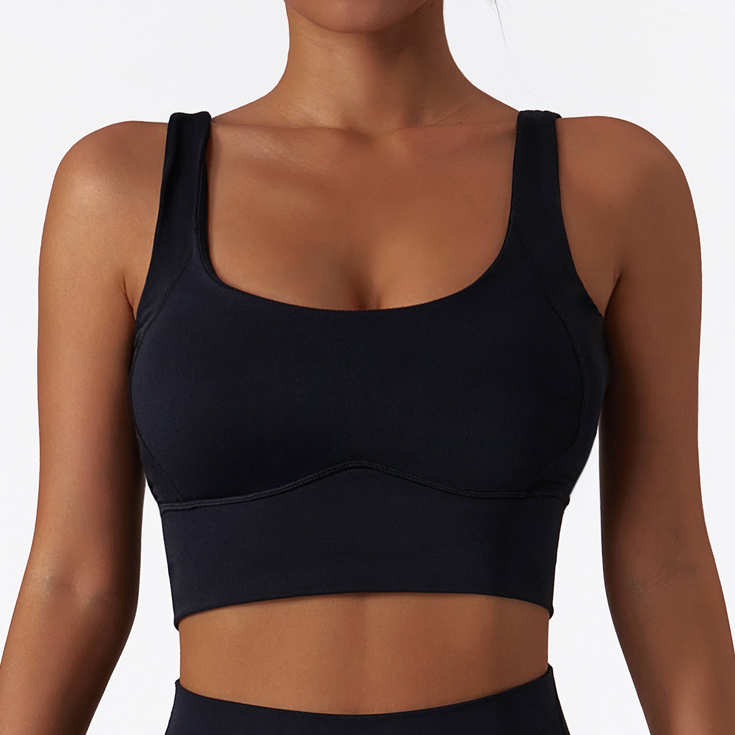 Air Cloud Wide Strap Open Back Sports Bra