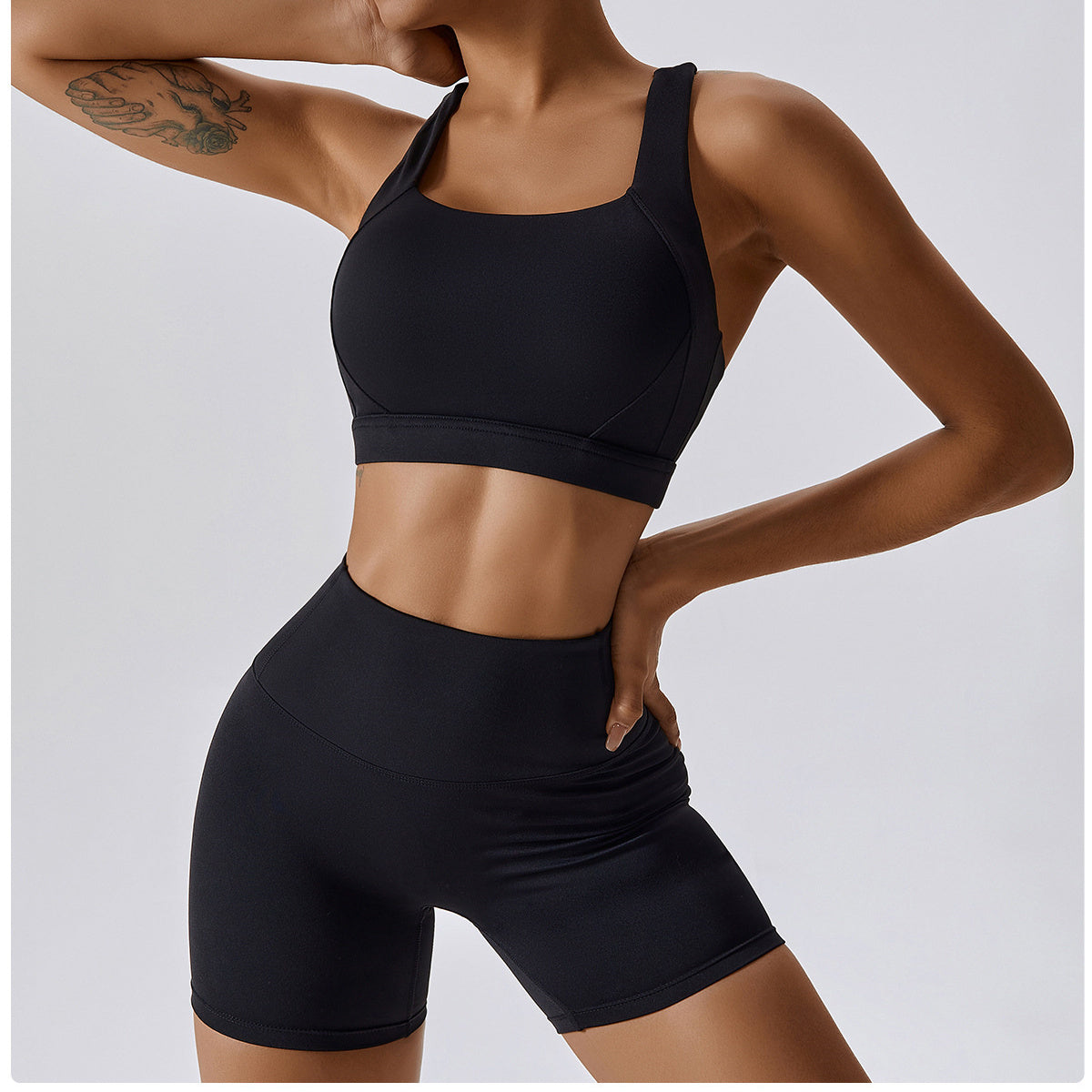 Backless Crisscross Sports Bra