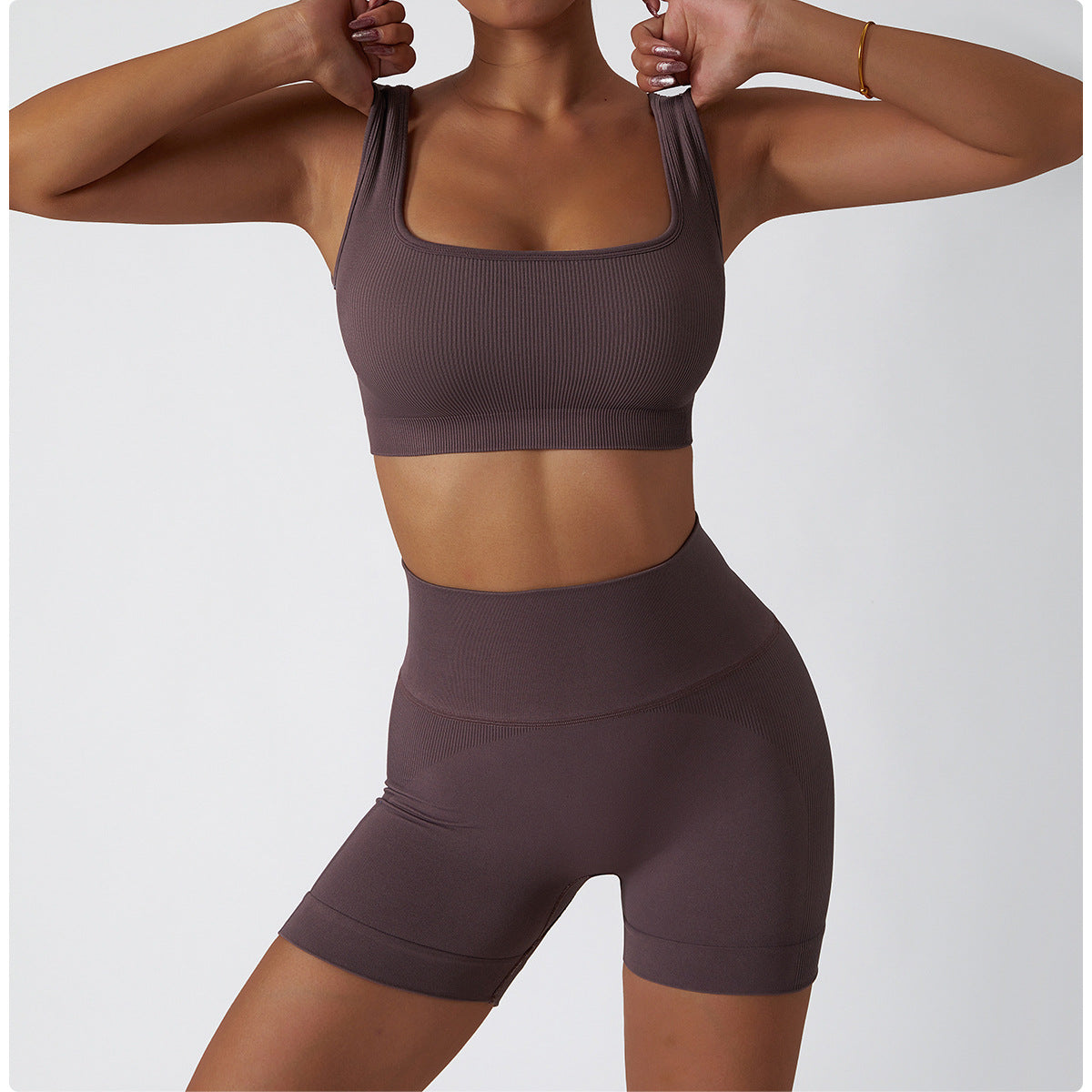 Seamless Square Neck Sports Bra