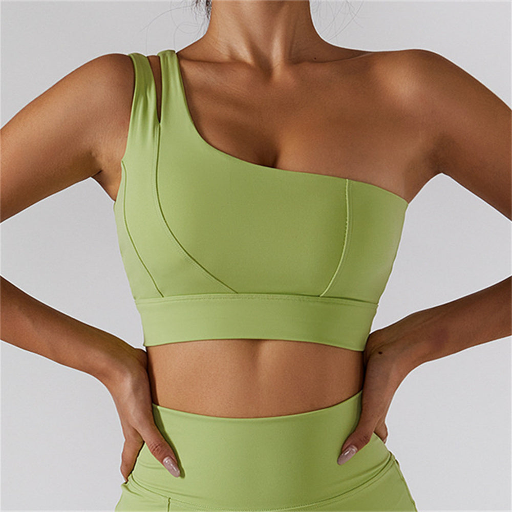 One Shoulder Sports Bra