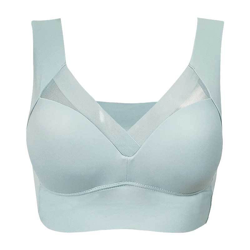 Minimizer Mesh CrossOver Wireless Bra with Cooling