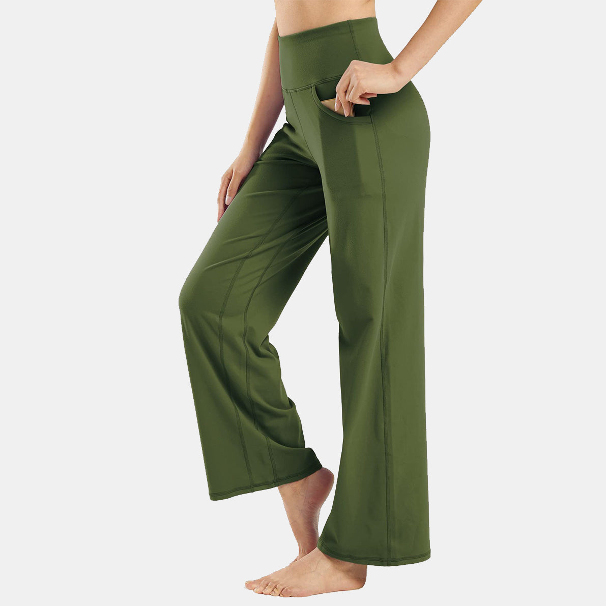 Wide Leg Yoga Pants with Pockets