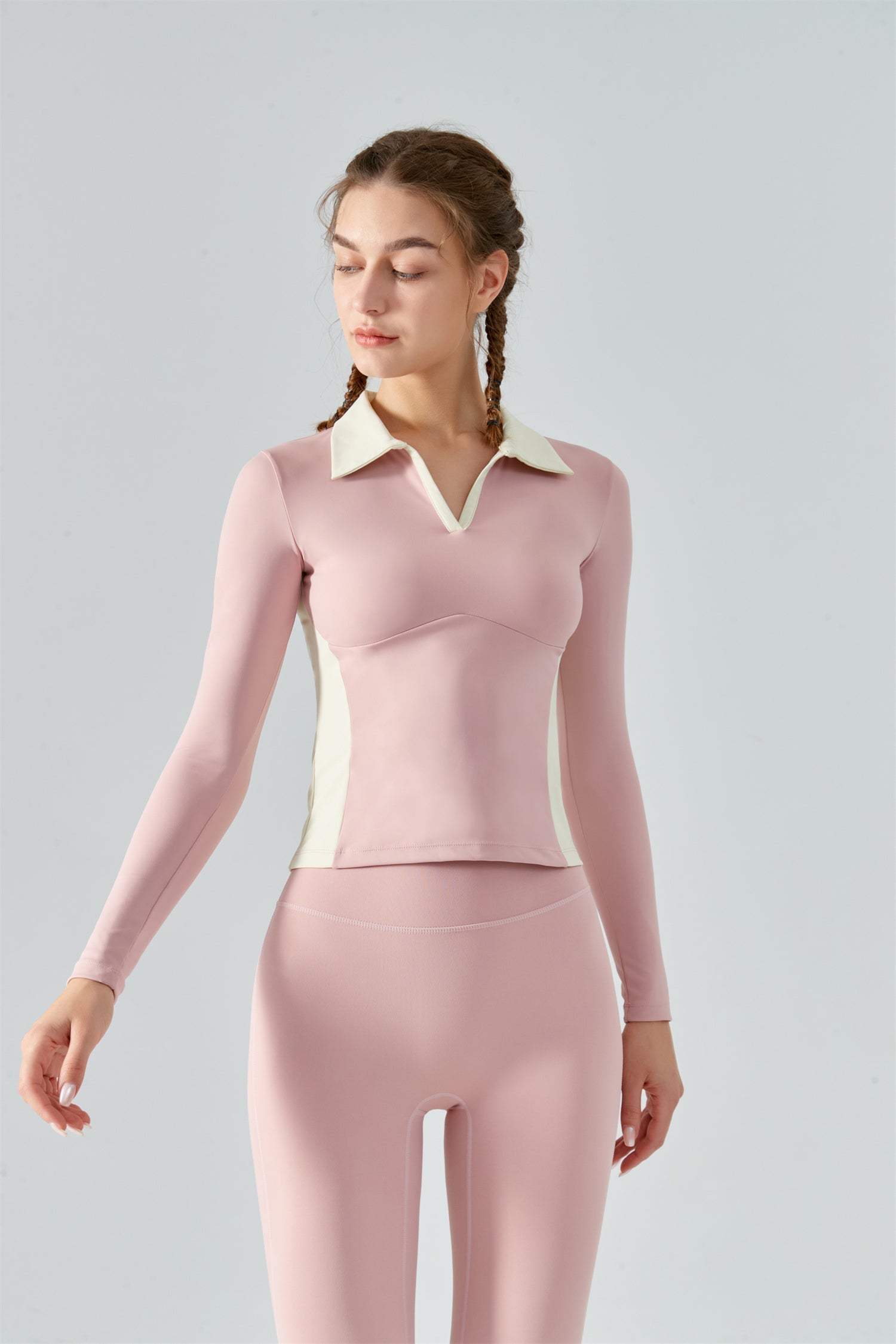 Collared Sports Top