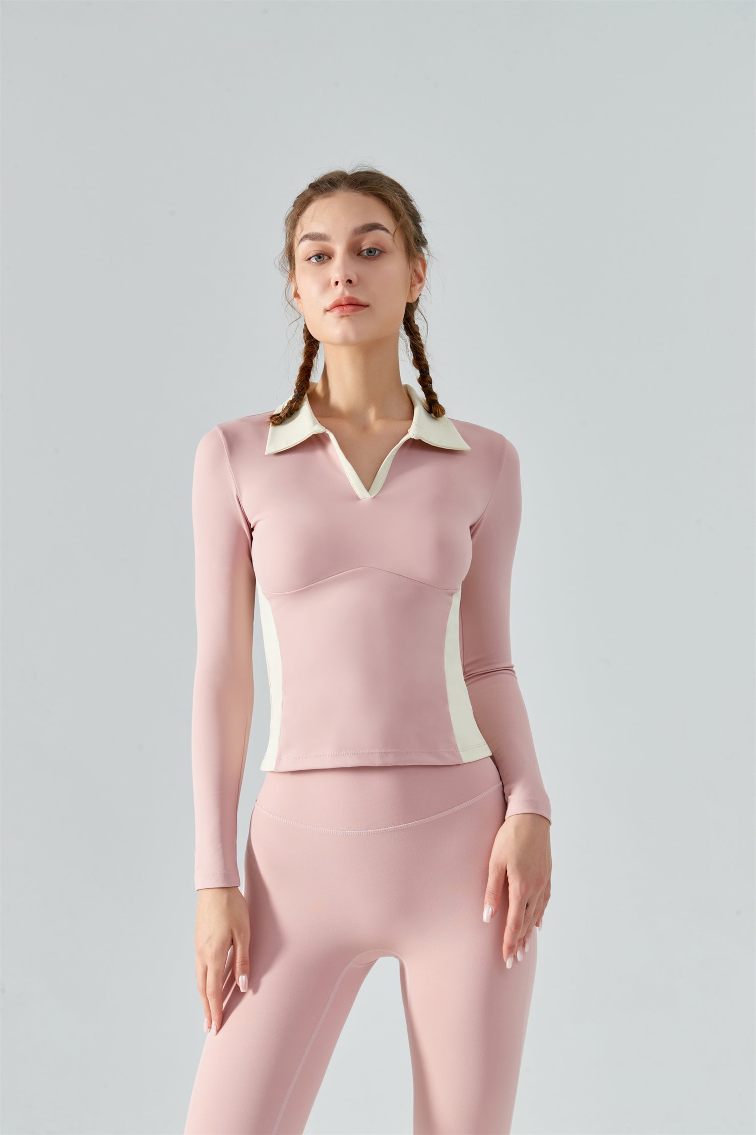 Collared Sports Top