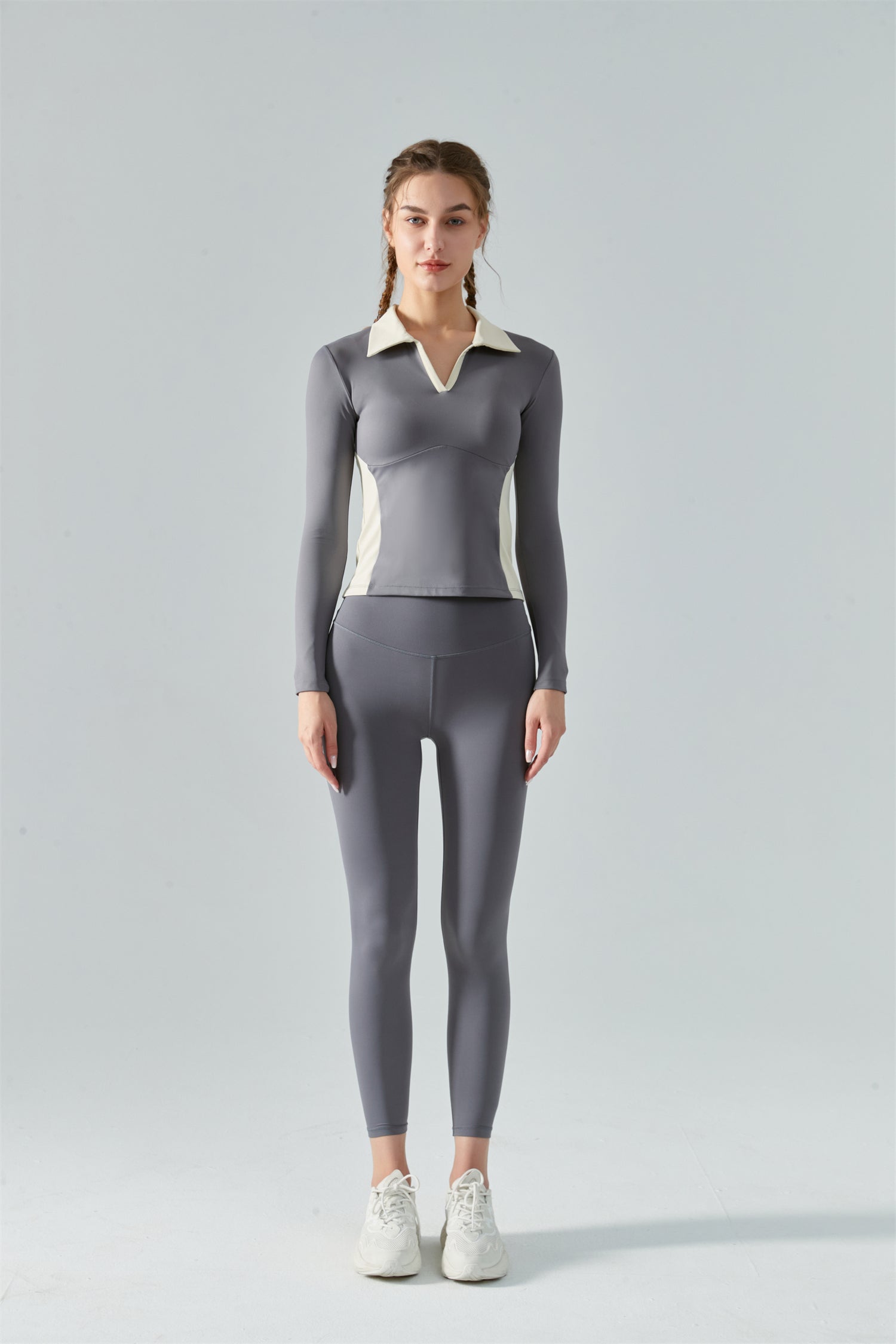 Collared Sports Top