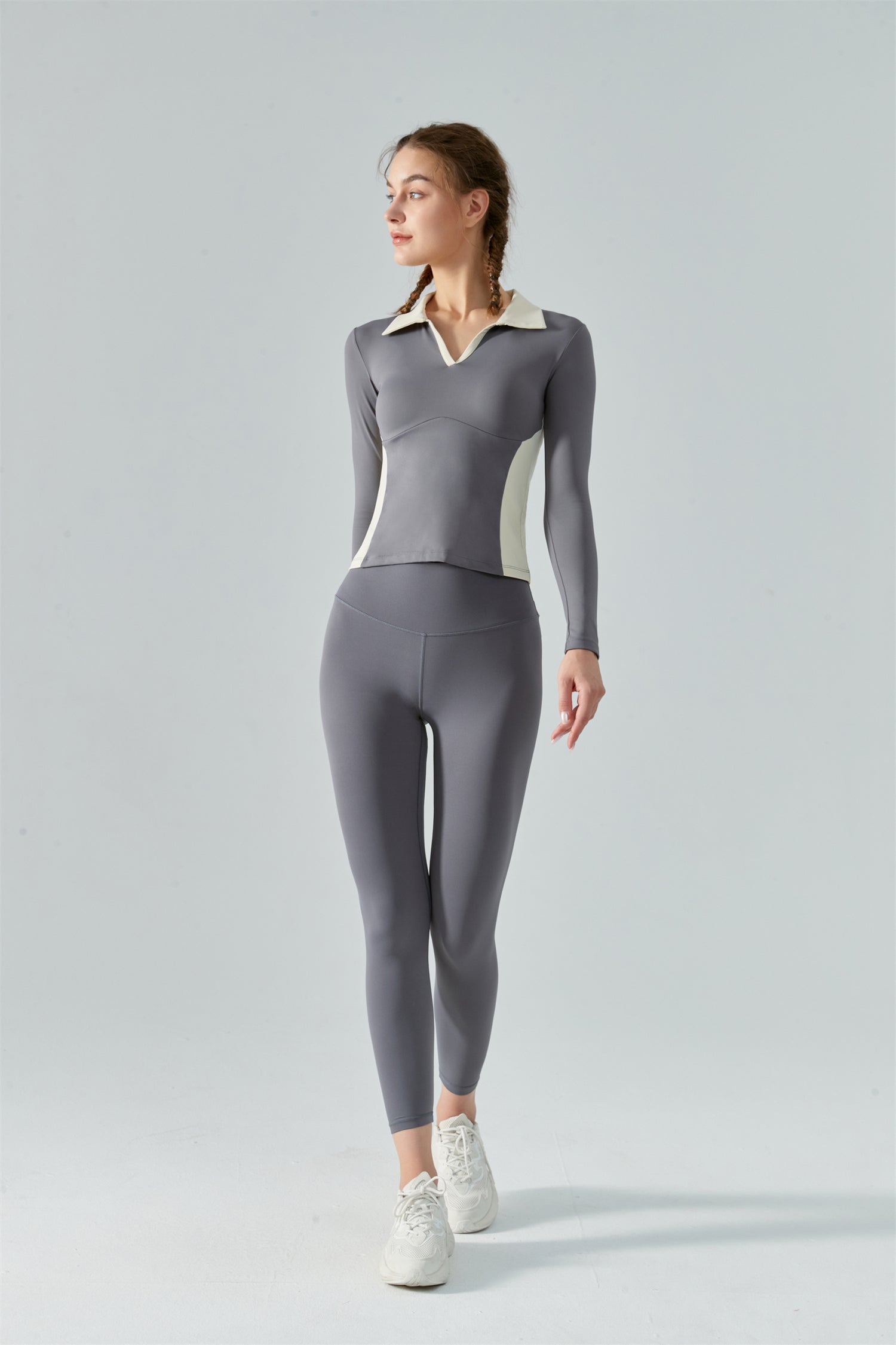 Collared Sports Top
