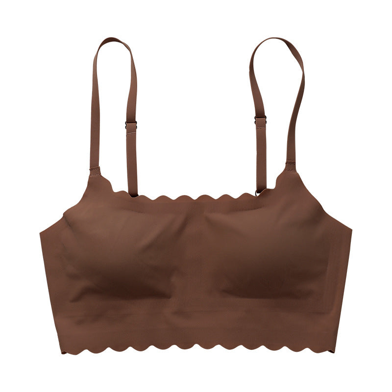 Milk & Coffee Seamless Wireless Bra Peru