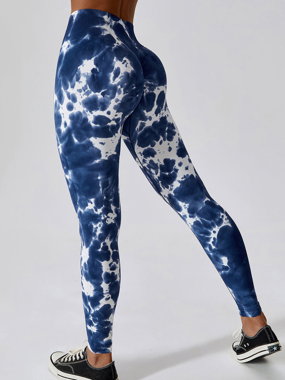 Tie Dye Scrunch Back Yoga Leggings