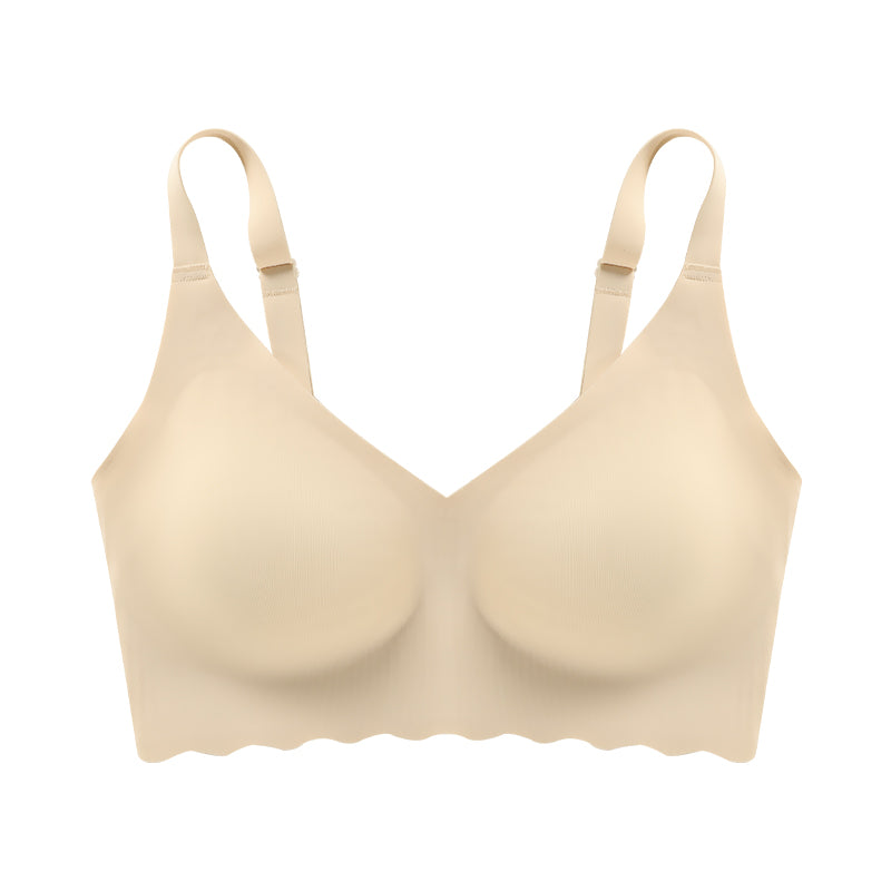 Rippled Edge Wireless Bra