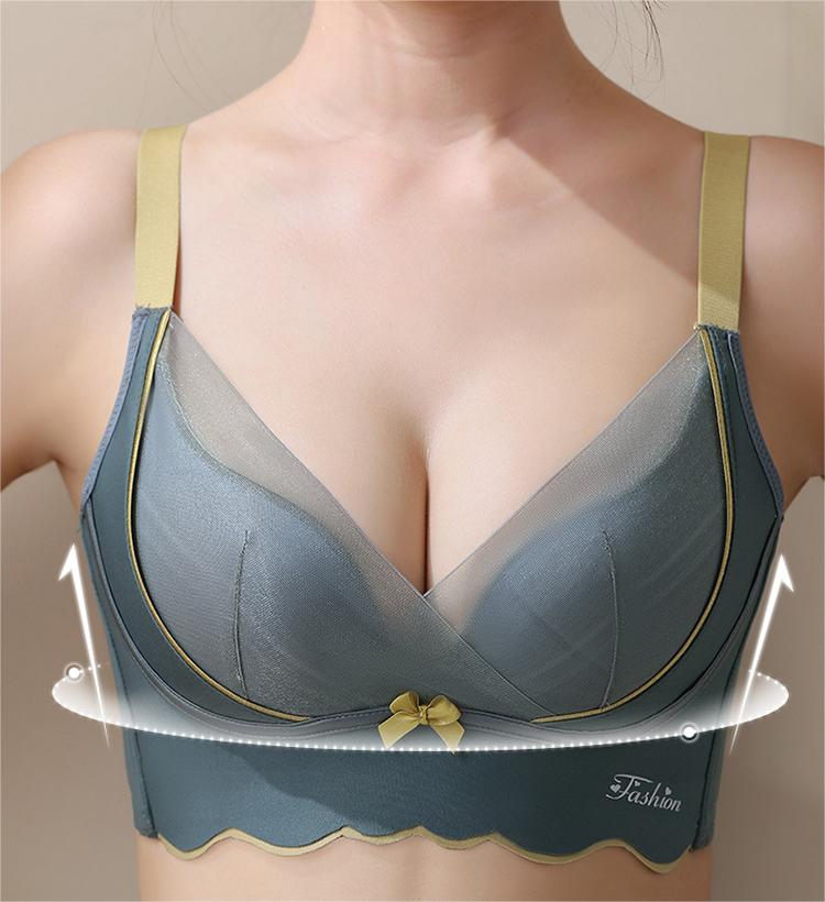 Lift-up & Push-up Shaping Bow Wireless Bra