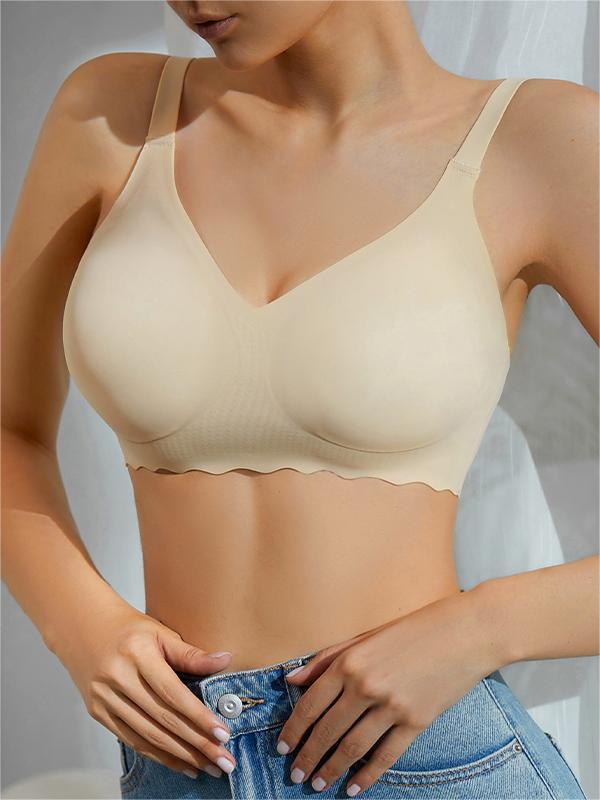 Rippled Edge Wireless Bra