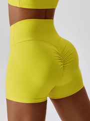 Rib Scrunch Yoga Shorts