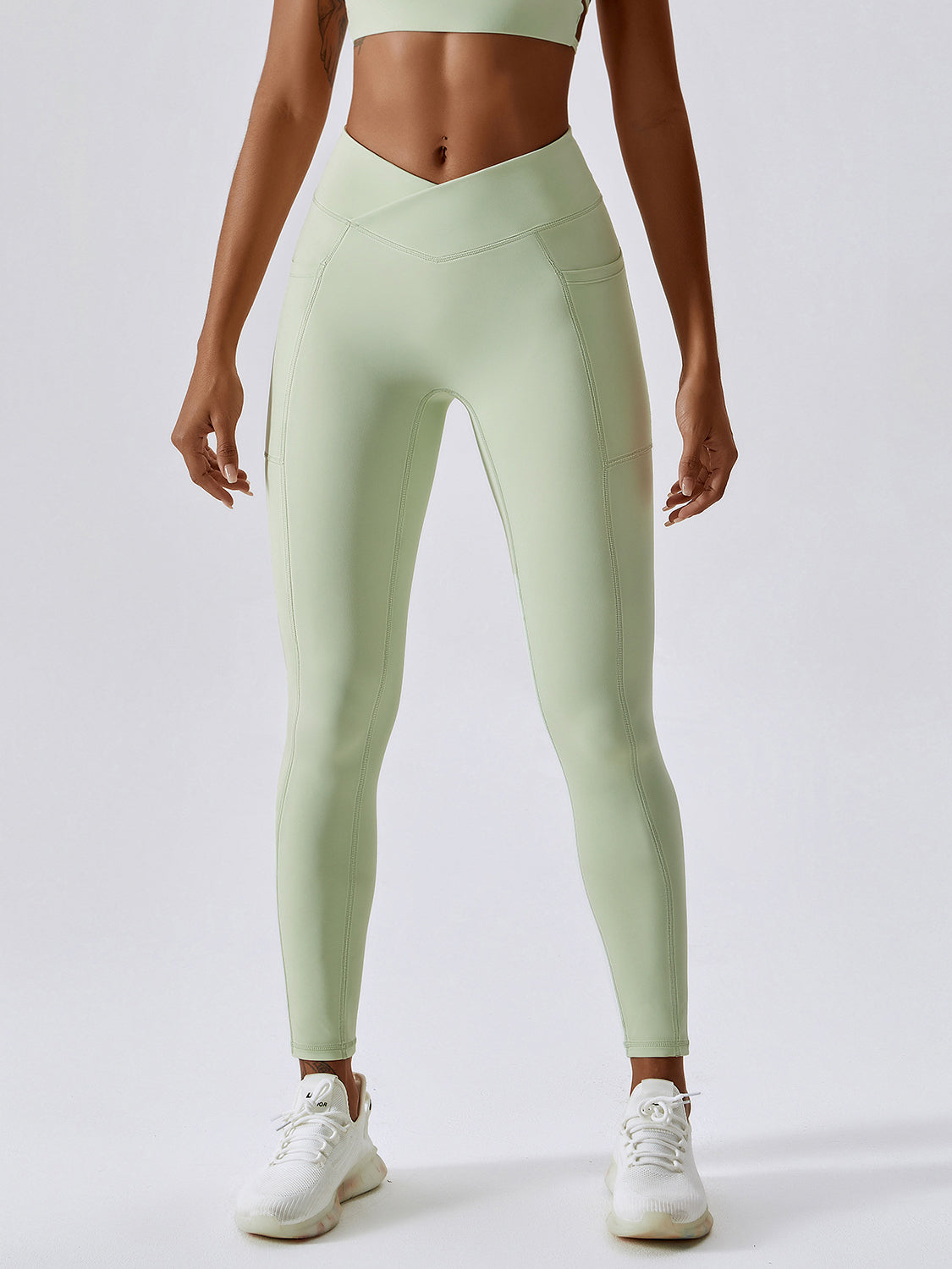 Air Cloud Pocket Cross Yoga Leggings