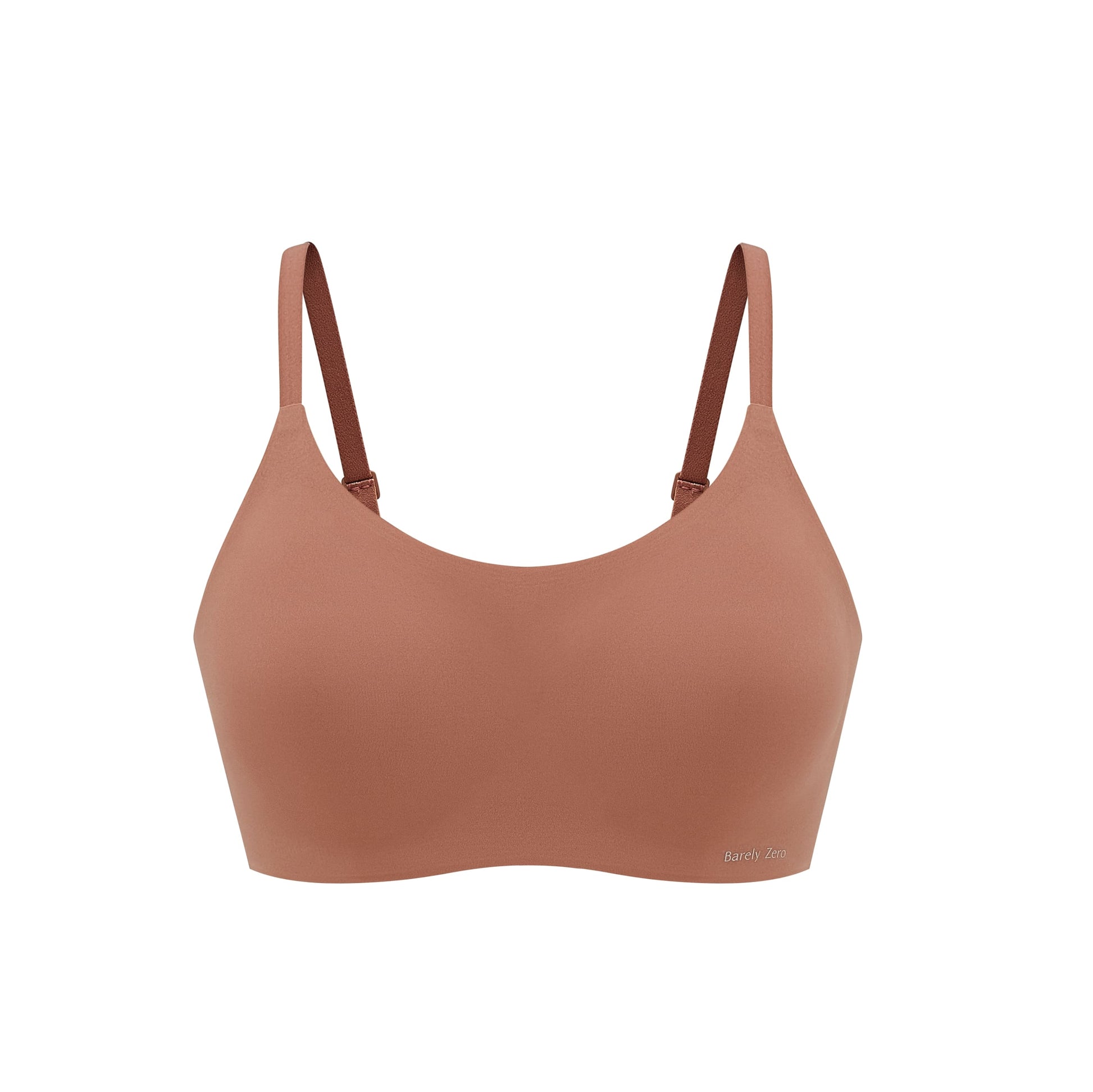 Solid Everyday Spaghetti Strap Wireless Bra