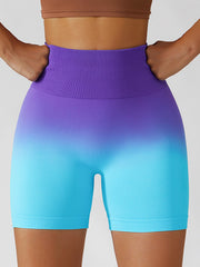 Color My Life Ombre Scrunch Yoga Short