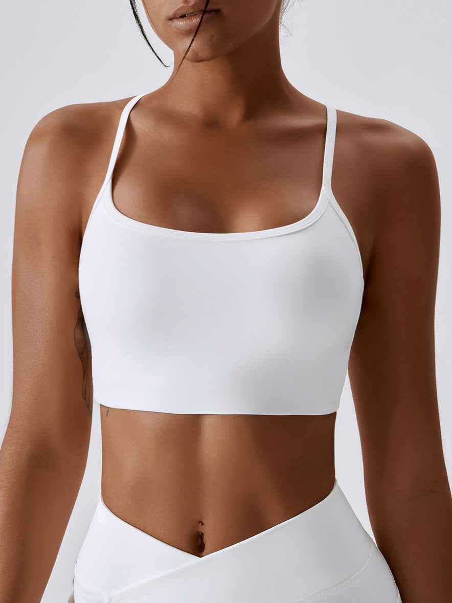 Air Cloud Strappy Cross Back Yoga Bra