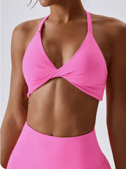 Buttery Soft Twist Front Yoga Bra