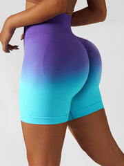 Color My Life Ombre Scrunch Yoga Short