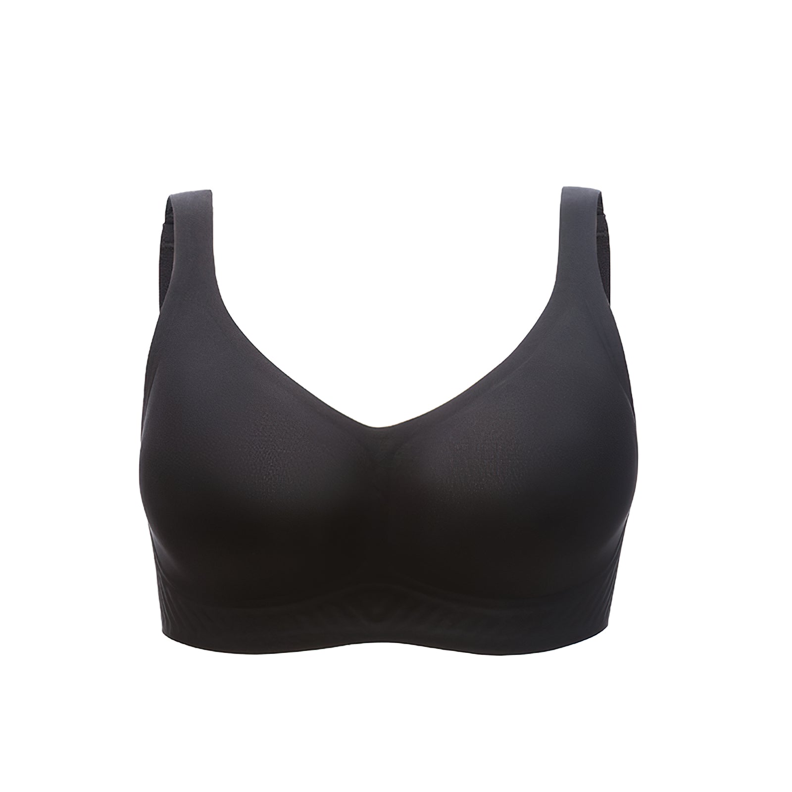 Plus Size Backless Seamless Thin Padded Wireless Bra