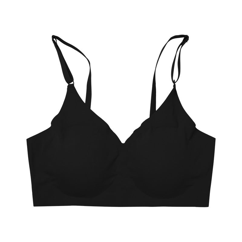 Low Back Seamless Push-up Wireless Bra