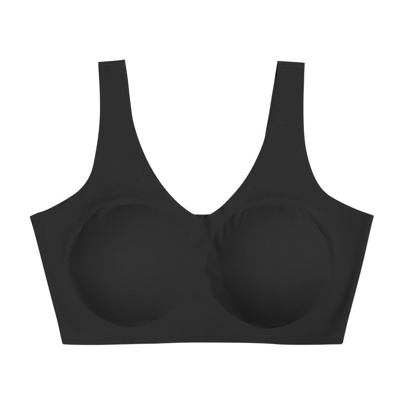 Large Open Back Light Support Sports Bra