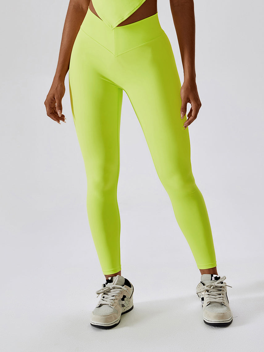 Back V Scrunch Pocket Yoga Leggings