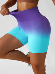 Color My Life Ombre Scrunch Yoga Short