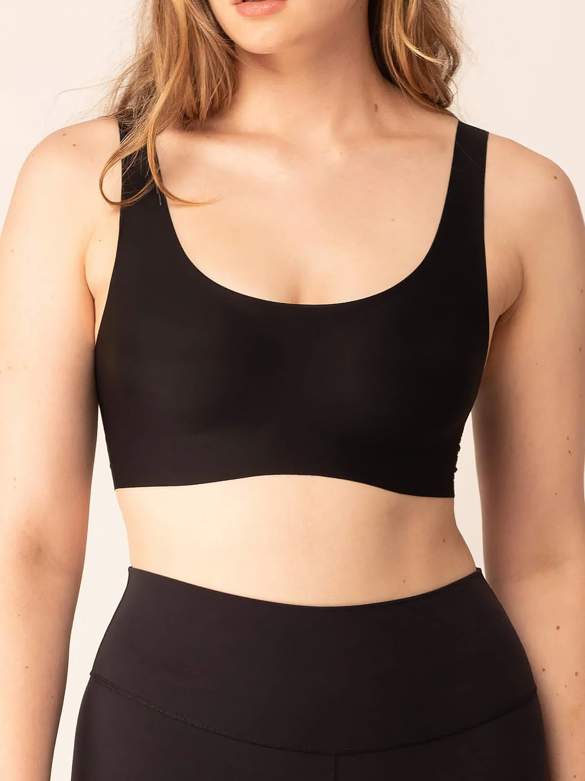 Classic Zero Wireless Bra Black Truffle