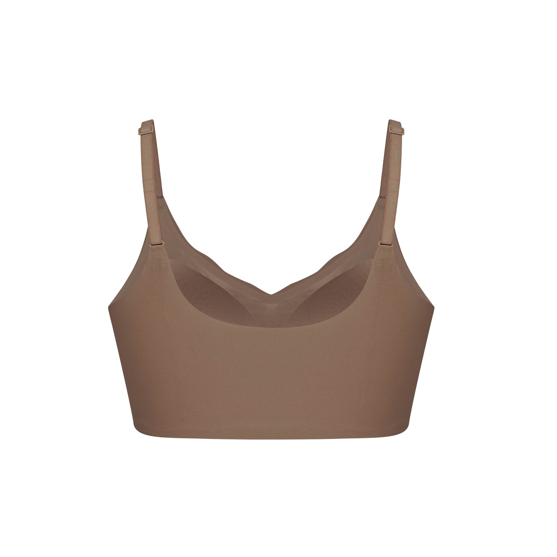 Extended Sizes Fixed Cup Wavy Wireless Bra