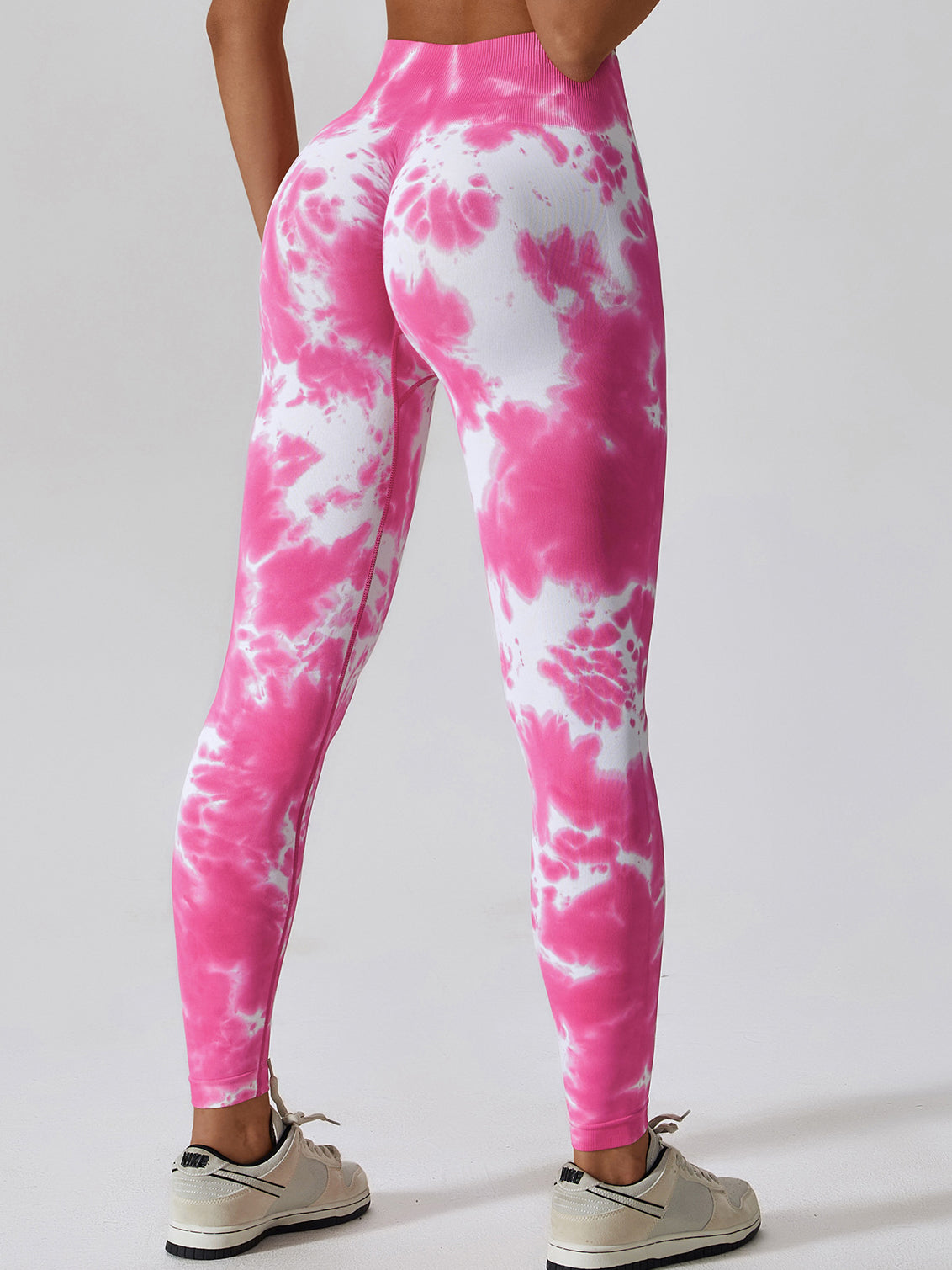 Tie Dye Scrunch Back Yoga Leggings