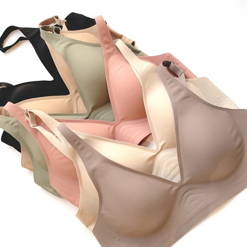 Comfort Basic Everyday Bra V Neck Soft Black