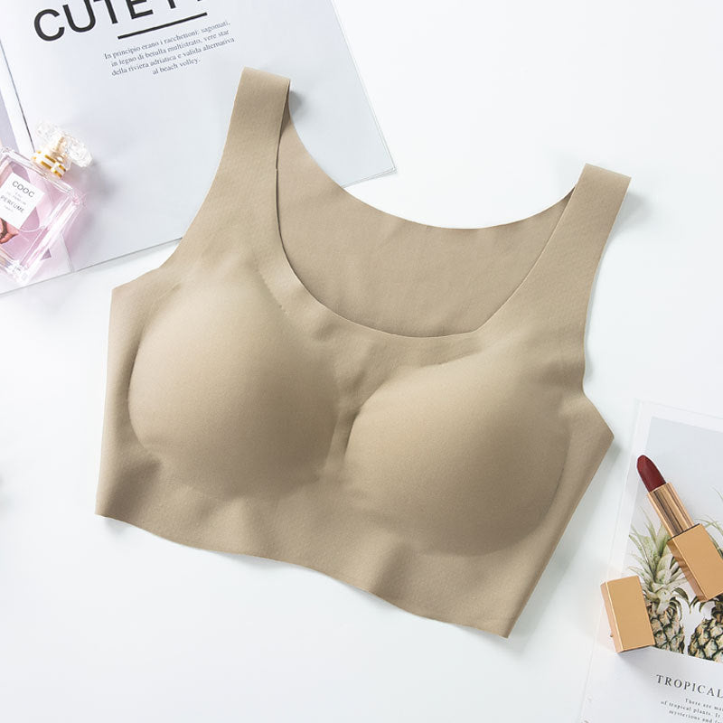 Ice Silk Breathable Wireless Tank Bra